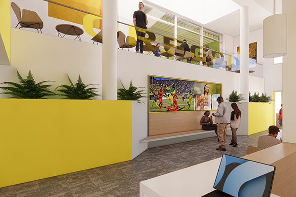 Rendering of the UO Portland Campus Center