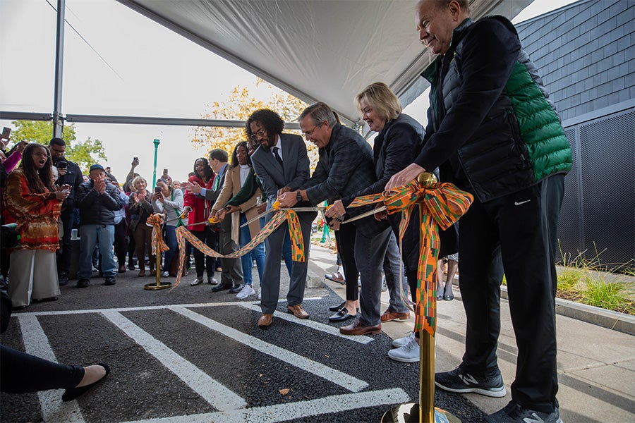 Black Cultural Center ribbon cutting ceremony