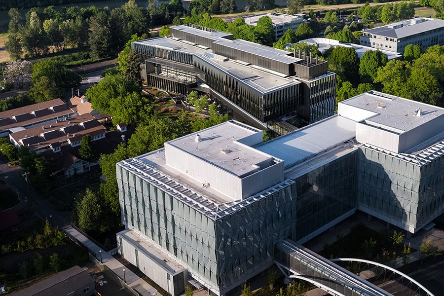 Rendering of the UO Knight Campus Building 2