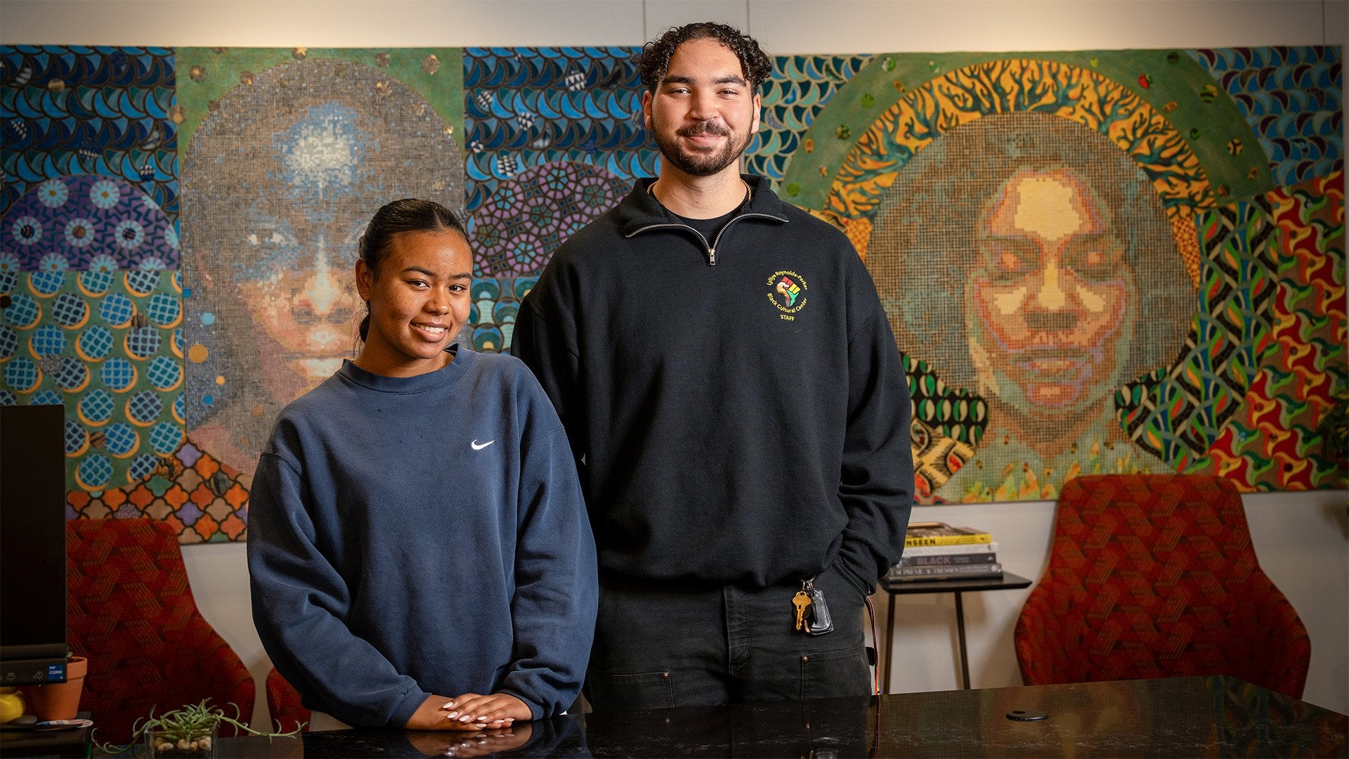 Beck and Walker Hicks standing next to each other smiling