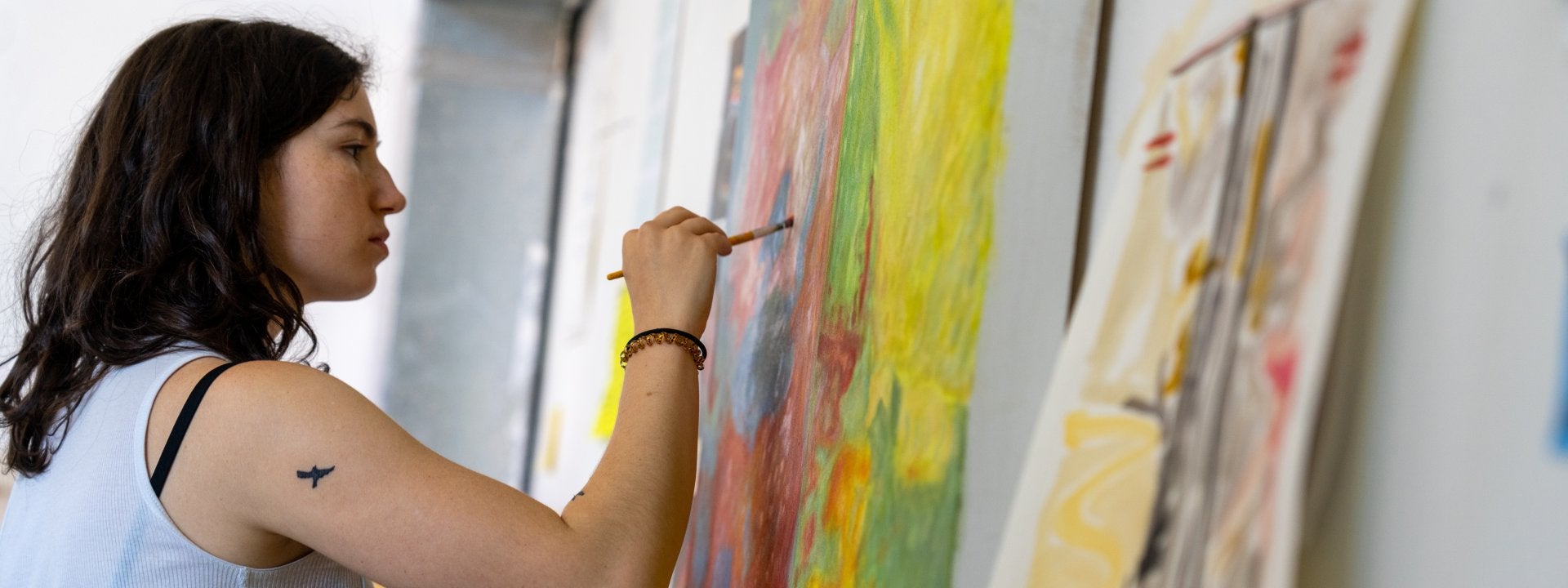 woman painting