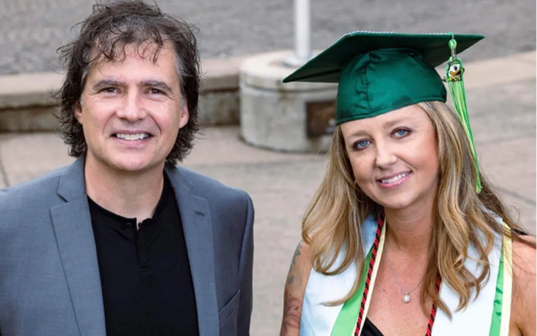 Randi Ross with her mentor Jeff Todhal