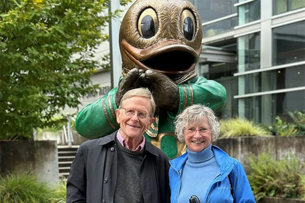 Roger Chickering and Alsion Baker
