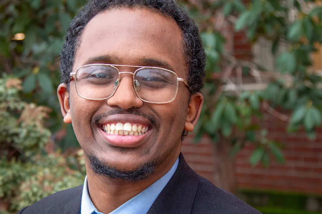 Student smiling in headshot