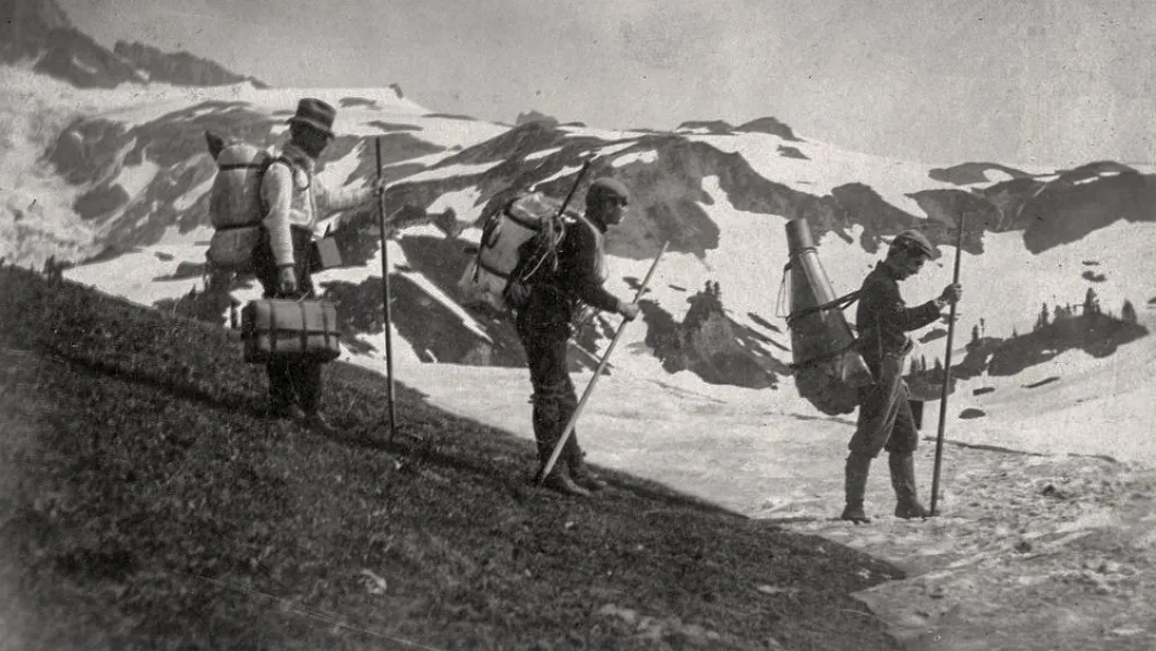 Samuel Edgar McClure on Rainer mountain