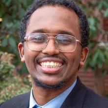 Headshot of UO student Abdirahim Mohamoud