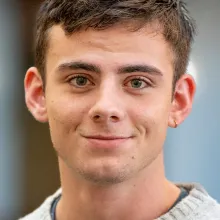 Headshot of UO student Charles Petrik