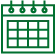 Calendar icon Green