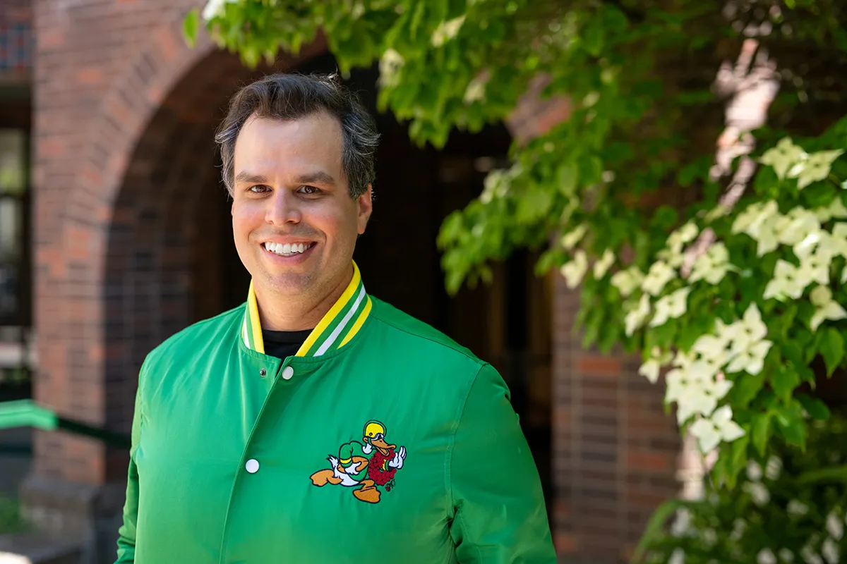 Henry Houston smiling in photo